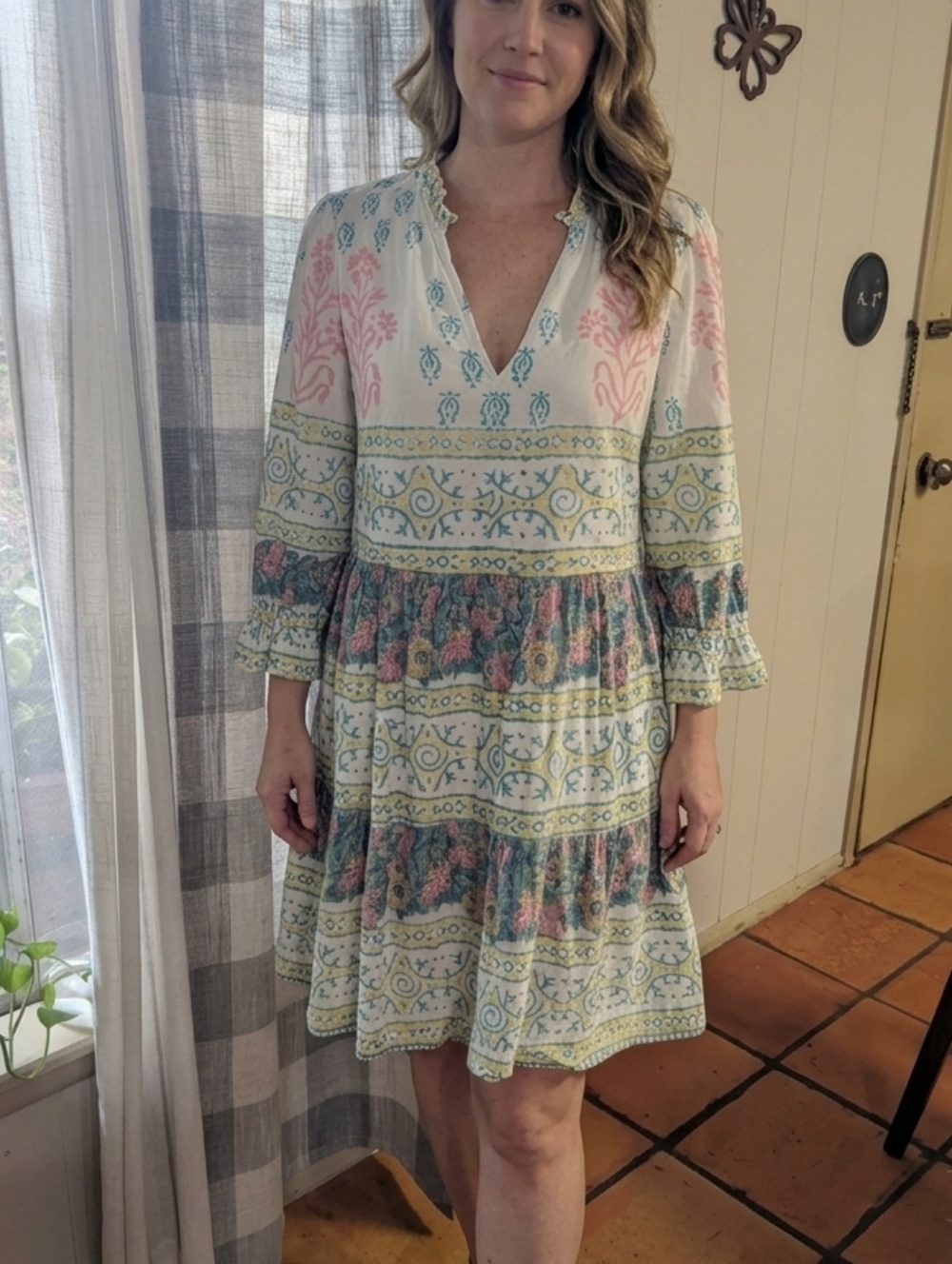 Charlee Floral Cotton Dress.